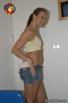 The front clerk at this adult book store must have scrutinzed Leah Luv's ids. After all, she's barely legal and should be jumping rope, not jumping on black cock in public. Leah's involvement with a black cock that's longer than her torso is the stuff of urban legends. Leah Luv returns to the glory hole, still unable to walk properly, for a return engagement with a black dick of King Kong-sized proportions. Hopefully the anonymous black cock has shaved balls so they don't get caught in Leah's braces which would ruin an exciting moment. Leah treats his black dick to some tender loving care courtesy of 2 wet lips and a mouth to keep it warm. She spends enough time on each inch she's presented showing that black cock worship is an art form. Her nostrils flare up the second she's reached her limit for black dick intake. It's truly a sight to be seen including when Leah opens wide for her mouth to become a pool for billions of black fish. The front clerk at this adult book store must have scrutinzed Leah Luv's ids. After all, she's barely legal and should be jumping rope, not jumping on black cock in public. Leah's involvement with a black cock that's longer than her torso is the stuff of urban legends. Leah Luv returns to the glory hole, still unable to walk properly, for a return engagement with a black dick of King Kong-sized proportions. Hopefully the anonymous black cock has shaved balls so they don't get caught in Leah's braces which would ruin an exciting moment. Leah treats his black dick to some tender loving care courtesy of 2 wet lips and a mouth to keep it warm. She spends enough time on each inch she's presented showing that black cock worship is an art form. Her nostrils flare up the second she's reached her limit for black dick intake. It's truly a sight to be seen including when Leah opens wide for her mouth to become a pool for billions of black fish.