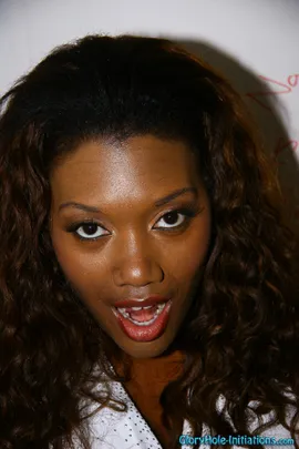 High Def baby!  Our very first HD scene is easily one of my faves.  Nyomi Banxxx is fucking stunning.  I mean she's absolutely fucking gorgeous.  Tall, dark & has some beautiful huge natural 36D knockers with big chocolately nipples.  And best of all, her big luscious lips are sooooo soft around a big white cock.  And that's exactly what some lucky guy at the gloryhole got.  Nyomi went crazy here on her first white dick until he totally splooged in her face.  All in HD!