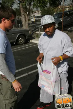 Sometimes a thug like myself can't be too picky as to the white boys he hangs with who want to be criminals as well. I think this guy's name was Corky or something super white like that and just then his Mom, Jaycie Lane, caught us red handed in the parking lot of the super market. I knew the guy was slow but had no idea he'd let us get caught that easily. Jaycie Lane is a single mom whose man left her with a grown boy with special needs. She wanted me to stop hanging out with her son, and in return I could take care of her cougar needs with some good old fashioned interracial sex! The groans of, "No, mommy, no!" were shaking the walls as my big black cock made her shake in joy. I got the fuck out of there because the whole thing was creepy as fuck but white folks never stop amazing me. 