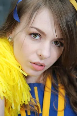 For the last few months, Alex Blake, head of her community college cheer squad, as been trying hard to pick-up Coach Yashua after practice to bang him...right in his classroom! Today's attempt was a success! Coach knows this 19-year-old black cock slut has been coming on to him, and today Coach gives in! 'What's that, Coach?' Alex asks. 'It's the camera I use to film the players during practice,' he replied. It doesn't take long for Alex to drop to her knees and make a suggestion: 'Let's make a porn! Just promise me, Coach, you won't show anyone!' Of course Coach makes that promise, and once he feels Alex's wet, warm mouth drooling spit all over his thick cock, there's no turning back! Coach uses his deck to fuck the shit out of this little snow bunny, stretching her willing, pink cunt until Alex moans in delight. She takes his cum load all over her pretty face, too! 'This can't happen again, Alex', Coach says, pulling up his pants. Something tells Alex this is just the beginning.