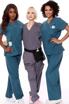 Nicole has been going to massage school and since it is close to their final exams she invites a couple of fellow students over to her place to practice their techniques.  Jessie and Alina have been checking out Nicole's tits ever since the class started and are finally given the opportunity to see them up close.   First they get to work on her shoulders, legs and back.  Covered in oil they start to rub her plump butt.  Nicole is getting excited as the girls really work her creases.  Arched up and moaning she is more than ready to roll over and expose herself.  Tits out and pussy puffing the girls are very excited and the massage oil is pouring. Tits glistening and shiny, begging to be grabbed, the girls go to work. Immediately the two horned out lesbians are rubbing them up with oil and really working her chest area.  Soon they are rubbing her pussy and just like that their clothes are off and they are all on the massage table licking pussy and pulling out massagers to work some hard stiff clits.  Dildos and cunts are flying around as it really heats up.  Now that is one way to give and get a massage.