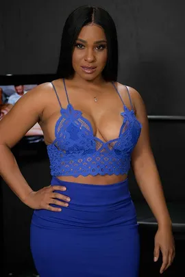 Ny Ny is having a better date than she expected. He took her to a nice dinner and she was playing a bit of footsie under the table to encourage him. He loved how dirty she was and she was just warming up. So he suggested they trying something adventurous and visit a glory hole that he goes to to just get his nut but this time they know each other. So Ny Ny is looking around the dark and dirty room and peaks up through the hole just enough to see for sure she has the right cock with a sign of relief. Knowing her fantasy cock is the right one she starts sucking him with passion. Slinking out of her outfit between sucks she is determined to get as much of that cock inside her as possible. But once she backs that big beautiful ass onto his long and thick cock she know there will be a second date. She wonders what freaky time he will come up with next. Ny Ny is having a better date than she expected. He took her to a nice dinner and she was playing a bit of footsie under the table to encourage him. He loved how dirty she was and she was just warming up. So he suggested they trying something adventurous and visit a glory hole that he goes to to just get his nut but this time they know each other. So Ny Ny is looking around the dark and dirty room and peaks up through the hole just enough to see for sure she has the right cock with a sign of relief. Knowing her fantasy cock is the right one she starts sucking him with passion. Slinking out of her outfit between sucks she is determined to get as much of that cock inside her as possible. But once she backs that big beautiful ass onto his long and thick cock she know there will be a second date. She wonders what freaky time he will come up with next.