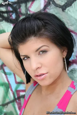 This week we meet a petite Italian cutie named Jenna Moretti. Jenna has decided that it's about time she tries something that she has always fantasized about...getting her pert asshole plundered by a big dick! Since this is her first time getting poked in her browneye, she decided she wanted a really big dick, and she knows the best way to get that is with a black dick!
 She starts off fingering her asshole, getting it ready for the coming invasion, then when she is suitably relaxed, Jenna swings the back door wide open and welcomes her well-hung guest into virgin territory.
 This scene basically has 2 components, assfucking in various positions,followed each time with a "let me taste it" ass-2-mouth session! After her butthole is properly stretched, and her breath has the aroma of her own asshole, she kneels and begs for some cum . He's a little sloppy with his delivery, but she cleans it all up before calling it a day!