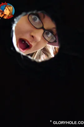 Raver girl, Nicole Parks, knows a good thing when she sees it. She's left her friends at the skate park because the ladies room is where the real fun begins. As she gets situated she can't help notice the hole in the wall meaning that anyone can know she's about to go tinkle. The thought of a peeping tom gets Nicole so hot and bothered that her glasses fog up and that's before any cock makes its appearance! Knowing full well that someone could be looking through Nicole transforms into a slut whose been denied the prized black dick. Rubbing her clit, fingering her pussy, and even grabbing her tits brings forth the attention of an unknown black man who has obviously been watching. With her jeans around her ankles and her untouched breasts hanging free Nicole gives back to the Black Community by servicing this black dick. It wouldn't be enough just to suck him off. No. She's giving him the full treatment even if that means ruining her white pussy for flaccid white boys from this point on. A pulverized white pussy gets a much needed break when Nicole decides to let his hose extinguish the fire inside her mouth