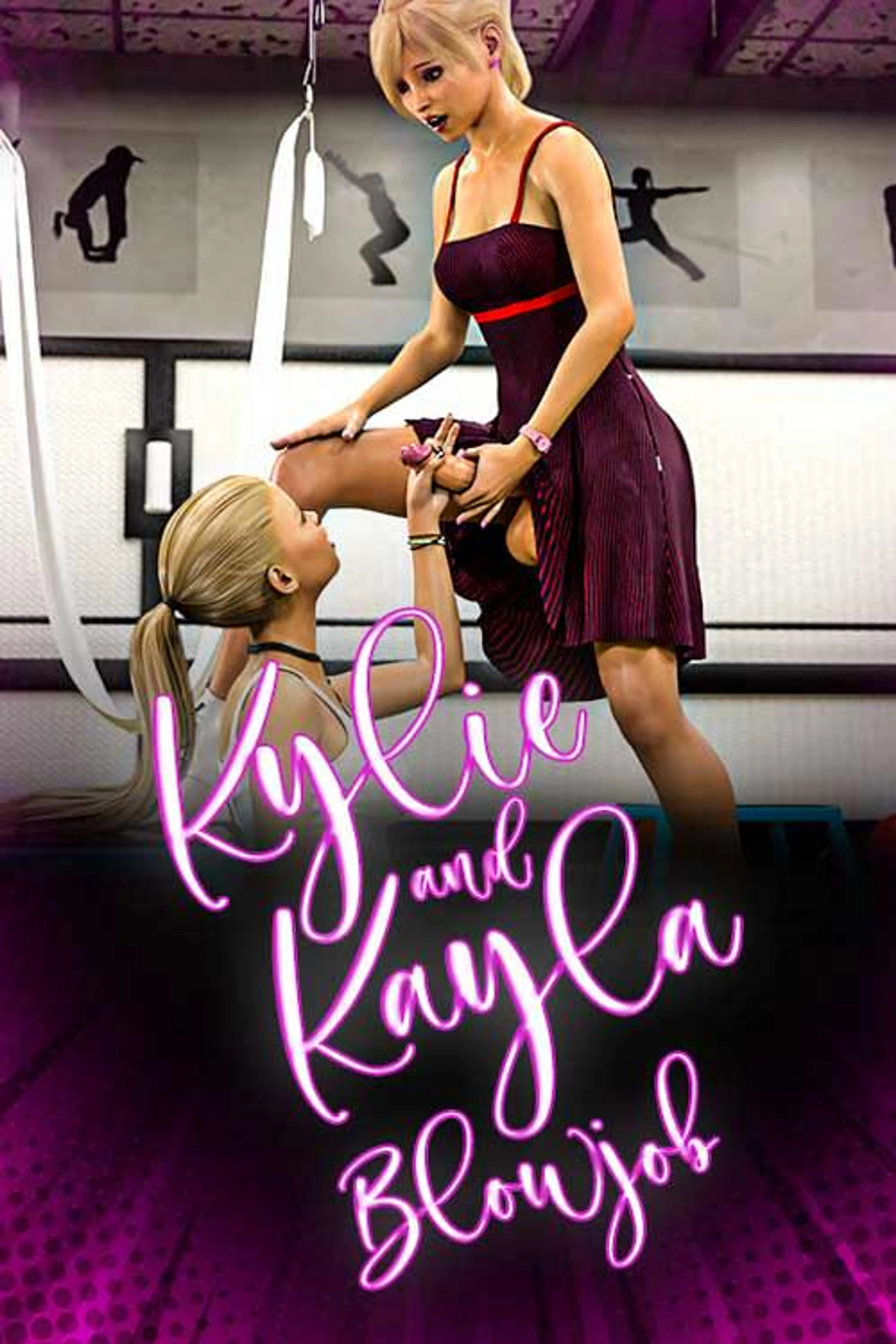 Kylie and Kayla Blowjob - mini comic