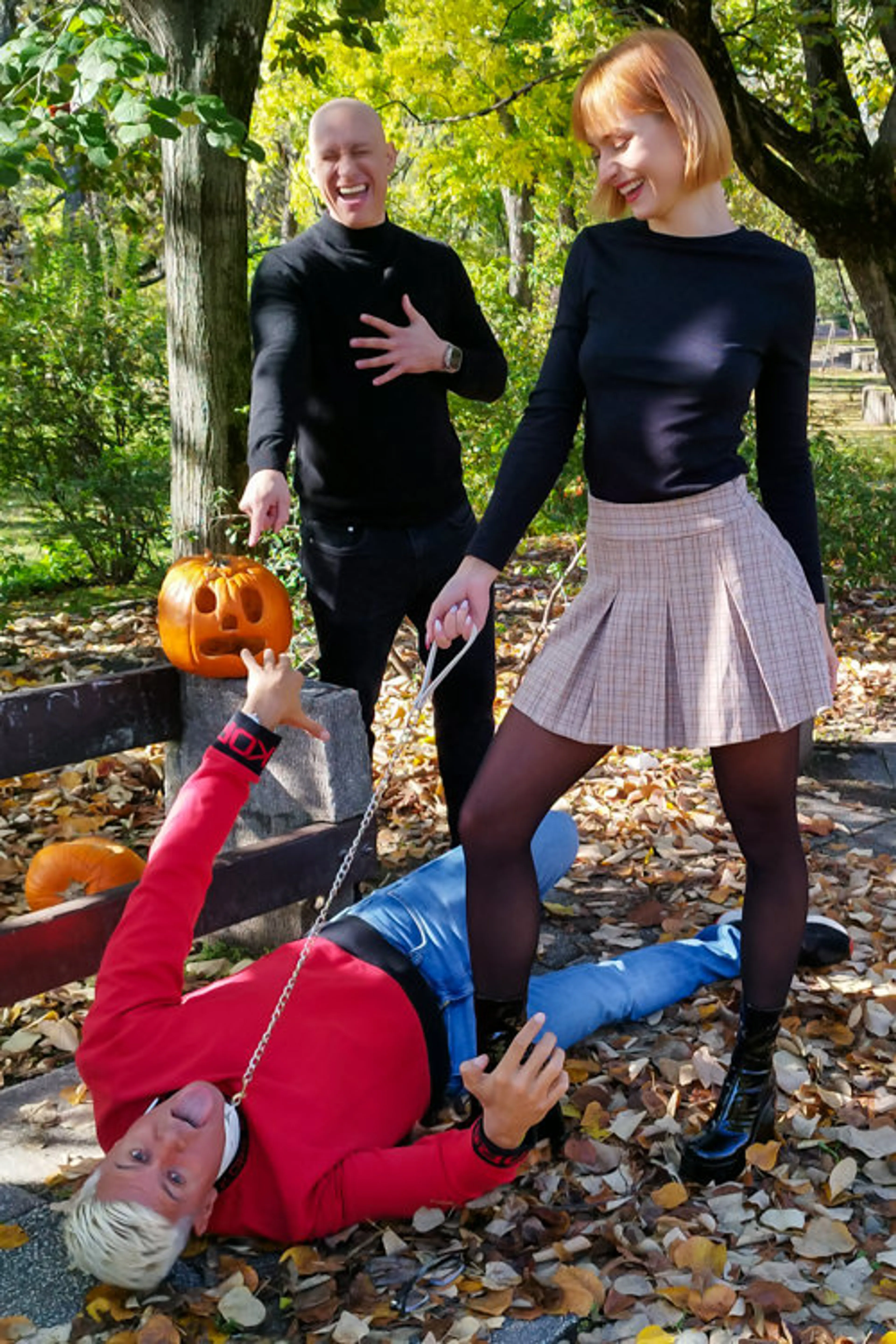 Dolly Dyson No Nut November Part 1 - Double Penetration Threesome While Cuckold Partner Cries 