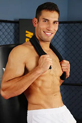 Multi-sports male Ricky Decker shows of his strongest muscle