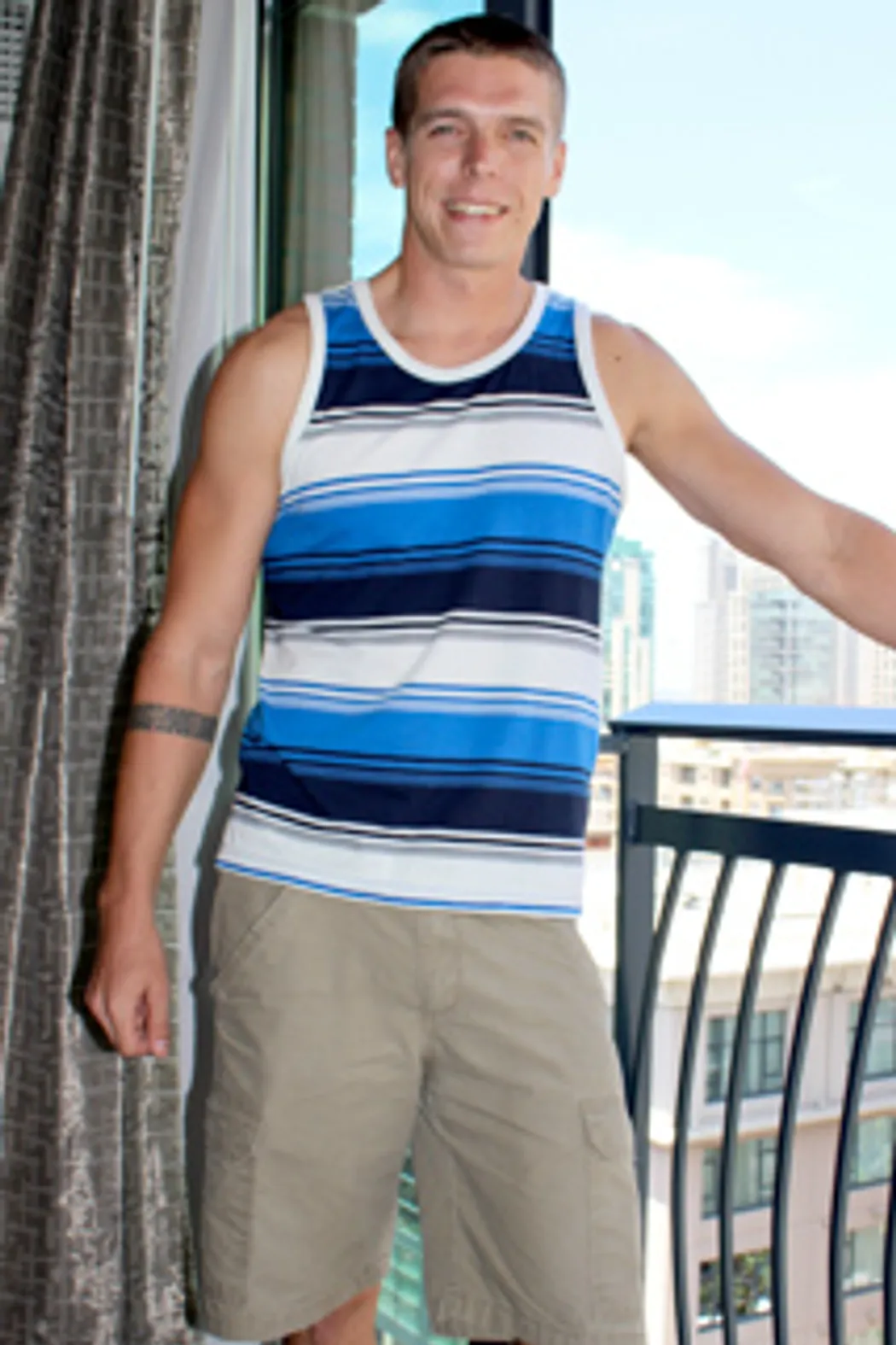 Max gets to cranking his cock while watching a dirty movie.