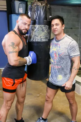 Boxing session ends up in fucking session with Sean & Dom
