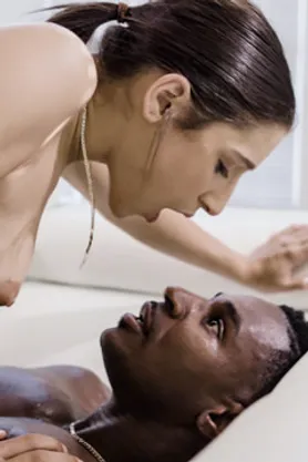 Abella manipulates hot muscular stud Jax Slayher